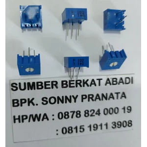 TRIMPOT 3386 102 1K Ohm 1 K OHM - 3 KAKI - CW - 3386P-1-102LF