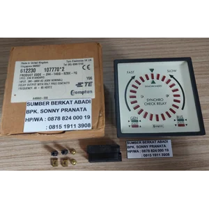 CROMPTON 244-14GG-SZBX-FQ SYNCHRO CHECK RELAY 244 14GG SZBX FQ SYNCHROSCOPE 24414GGSZBXFQ 380VAC - 480VAC