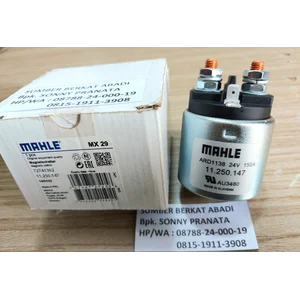 MAHLE MX29 MX 29 ARD1138 ARD 1138 MAGNETIC SWITCH 24V 150A 11.250.147 11250147 11-250-147 11 250 147 72741362 MAGNETIC 11.250.224 SWITCH 11250224 SOLENOID 11 250 224 11-250-224- 24V 150A - GENUINE
