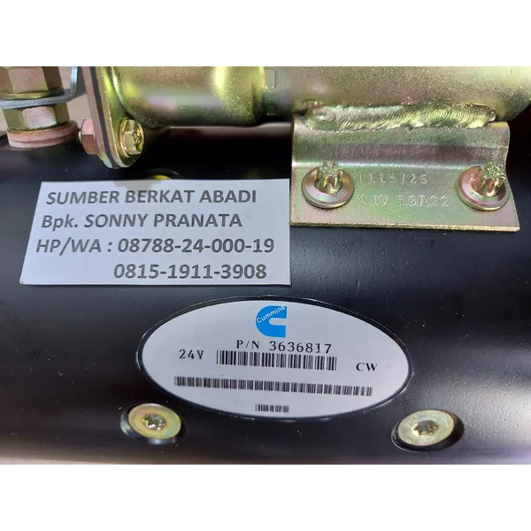 STARTER MOTOR 3636817 3651890 24V 11T OEM CUMMINS 3636821 8200209 10479339 10479346 594-8720 5948720 50MT 50 MT - 24V 11T