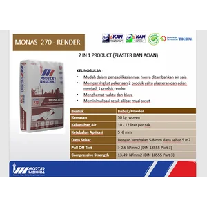 MORTAR MONAS 270 RENDER 40 KG