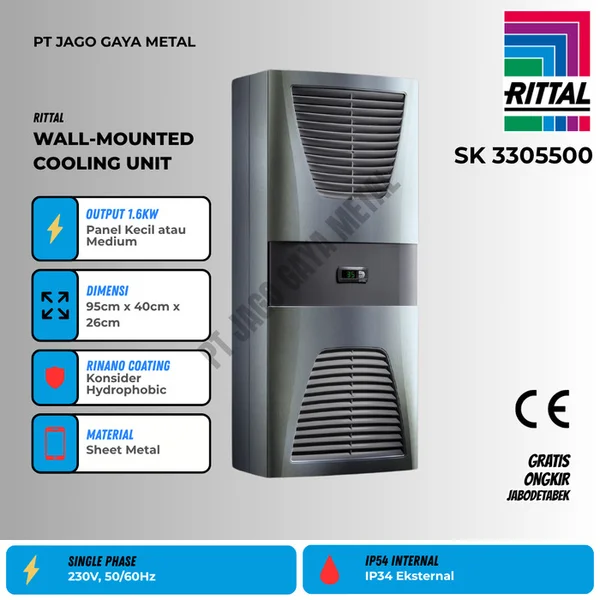 Ac Panel Rittal Wall Mounted Cooling SK 3305500