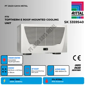 Cooling Unit Panel Rittal TopTherm Blue e 3359.540 Wall Mounted 500W 400V Industrial Cooling Unit