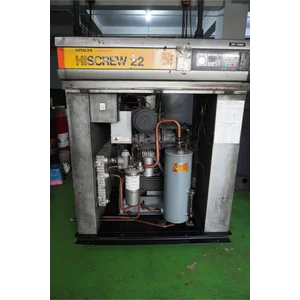 Rental Screw Kompresor Angin Hitachi 22KW / 30HP 0.69 MPa