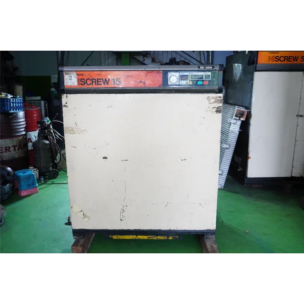 Screw Kompresor Angin Hitachi Second 15KW / 20HP 0.83 MPa