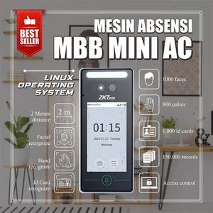 Akses Kontrol Kunci Pintu Digital MBB Mini AC Wajah Telapak Tangan Kartu RFID