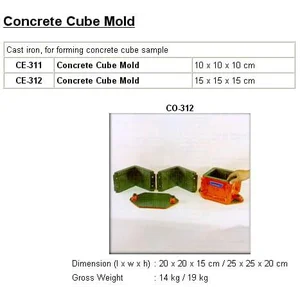 Concrete Cube Mold CE - 311/312