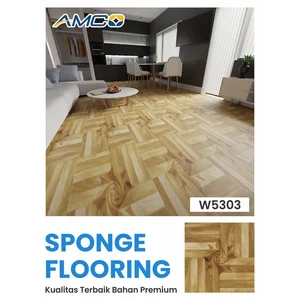 Karpet Lantai  PVC Sponge Flooring Lebar 2 meter panjang 20 meter lantai carpet roll & tile Karpet Lantai Gym