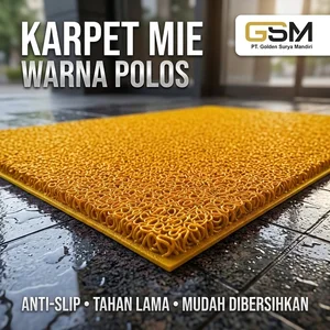 Karpet Mie Polos (Single Color) – Karpet PVC Anti Slip Per Meter