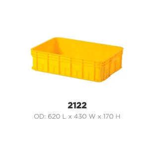 Container Plastik  2122/ Polybox type 2122 ukuran P 620 x L 430 x T 170 mm