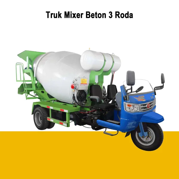 Truk Molen Mixer Beton 3 Roda