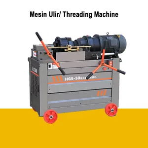 Mesin Pembuat Ulir Pipa Baja Galvanis PVC/ Mesin Threading
