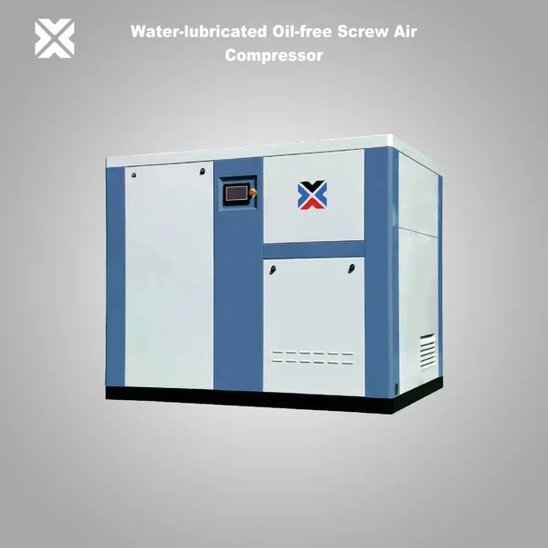 Water Lubricated Oil Free Screw Air Compressor / Air Compressor Dryer System / Kompresor Udara