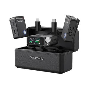 Wireless Clip On Mic System Saramonic Ultra Ultimate 2-Channel with Timecode Noise Canceling - Saramonic Ultra 01