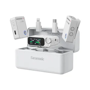 Wireless Clip On Mic System Saramonic Ultra Ultimate 2-Channel with Timecode Noise Canceling - Saramonic Ultra 04