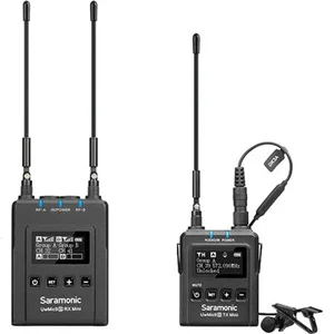 Wireless Omni Lavalier Microphone Unit System Saramonic Uwmic9s Mini Kit1