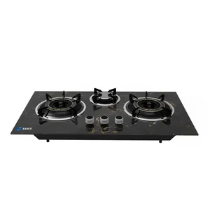 Kompor Gas Tanam SANEX 3 Tungku Marble Series SN-KT301 K1