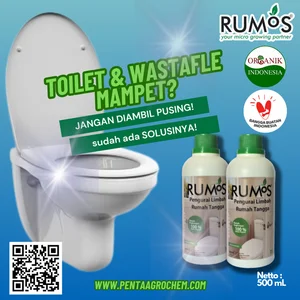 Anti-Clog Toilet Liquid/Household Waste Decomposer (PLRT) RUMoS 500 mL