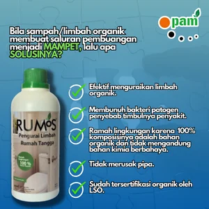 Anti-Clog Toilet Liquid/Household Waste Decomposer (PLRT) RUMoS 500 mL