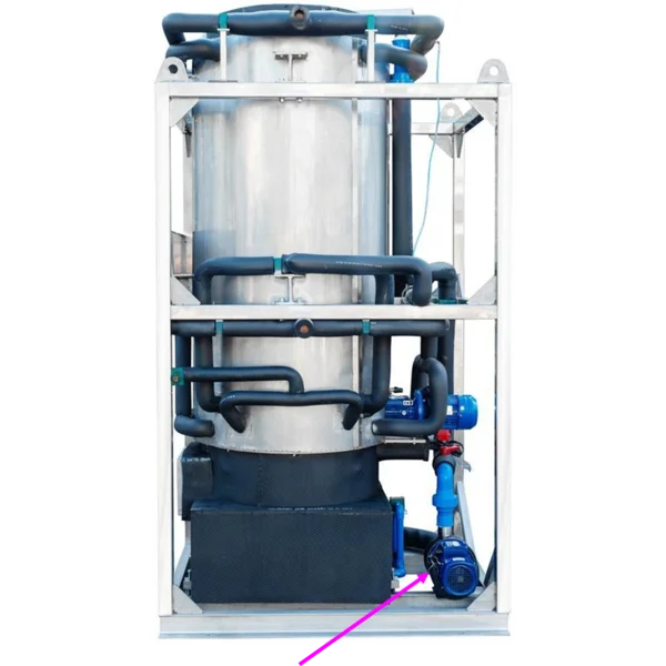 Mesin Es Tube Kristal (Tube Ice Machine) - Ammonia Kapasitas 20 Ton 
