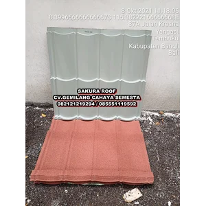Genteng Metal Pasir Sakura Roof - Stone