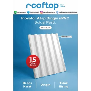 Atap UPVC Rooftop - 7 Meter