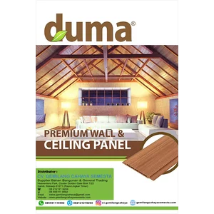 Duma Modern 150 ( 3 Meter ) - Duma Panel WPC ( Motif Plafon Kayu )