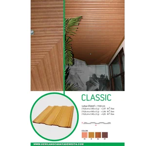 Duma Classic ( 3 Meter ) - Duma Panel WPC ( Motif Plafon Kayu )