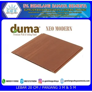 Duma Neo Modern ( 3 Meter ) - Duma Panel WPC ( Motif Plafon Kayu )