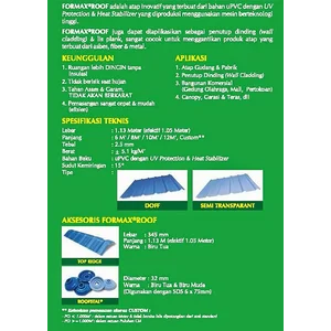 Formax Roof ( 4 Meter) - Atap UPVC