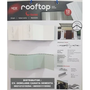 Rooftop C-Series ( 4 Meter ) / Atap UPVC Double Wall