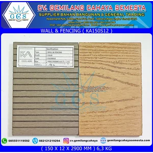 KA150S12 - Panel Dinding / Pagar / Decking WPC / Lantai Kolam Renang