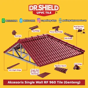 Side Ridge RF-960 TILE / Nok Samping / Wuwung / Atap UPVC