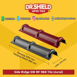 Side Ridge RF-960 TILE / Nok Samping / Wuwung / Atap UPVC