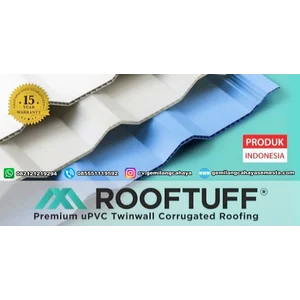 Atap UPVC ROOFTUFF - 5 Meter ( NEW 5 Pilihan Warna )
