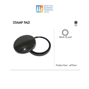 Bantex Stamp Pad Bulat Blank Ink Pad Diameter 95mm - Tempat Tinta Cap BD2553