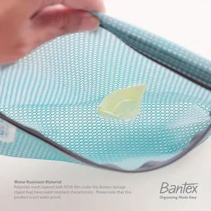 Bantex Zipper Storage Pouch A5 & Cheque Size - Handbag Pencil Case Multifungsi 8107/8108