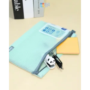 Bantex Zipper Storage Pouch A5 & Cheque Size - Handbag Pencil Case Multifungsi 8107/8108