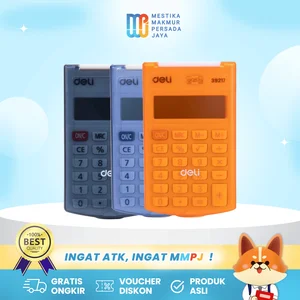 Deli Kalkulator Scientific / Ilmiah - 8 Digit Compact Check & Correct Praktis E39217