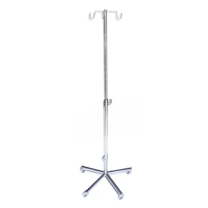 Tiang Infus Kaki 5 Stainless 