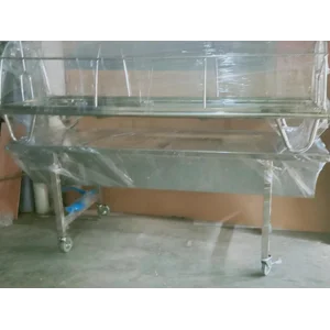 Kantong Jenazah Meja pemandian jenazah / funeral bath / Mortuary carriage / pemandian Jenazah Stainless