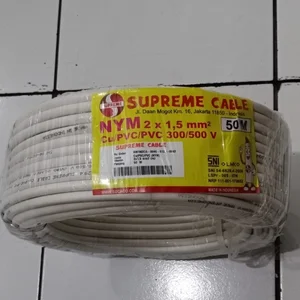 Kabel NYM Kabelindo  2X1.5MM KABELINDO Cu/PVC/PVC-f (NYMHY) 300/500 V
