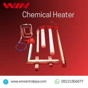 Chemical Heater / Pemanas Celup Teflon & Titanium - Anti Korosi untuk Cairan Kimia & Electroplating (Acid/Alkaline Bath Heater)