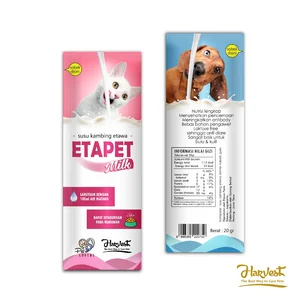 susu anjing kucing kelinci monyet HARVEST ETAPET ORIGINAL per 1 box 10 sachet @ 20gr
