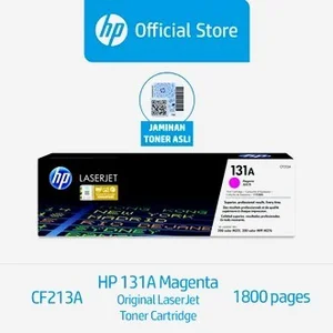 Toner Laserjet 131A magenta ink catridge (CF213A) Printer Laser Jet orignal