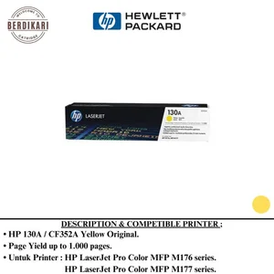 Toner HP 130A Original Yellow Printer Laser Jet
