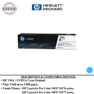 Toner HP 130A Original Cyan Printer Laser Jet