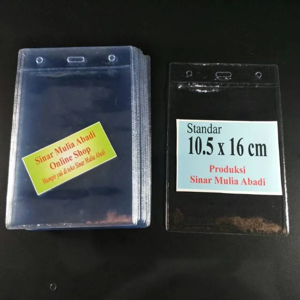 Plastik Mika Name tag dan id Card