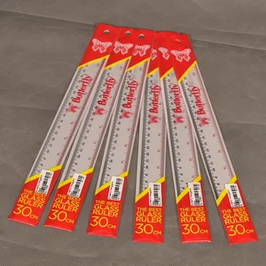 Penggaris p;astik ukuran panjang 30cm