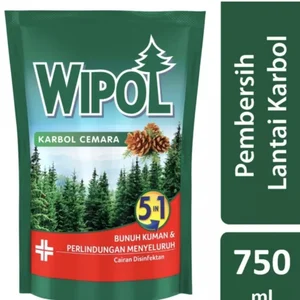 Pembersih Ruangan Lainnya WIPOL Karbol Refill 750 Ml - Cemara